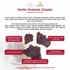 Granola Almond Dark Chocolate Verlin Cluster